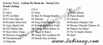 Satinder Sartaj Lafzan De Haan Da Live 2012 Out Now